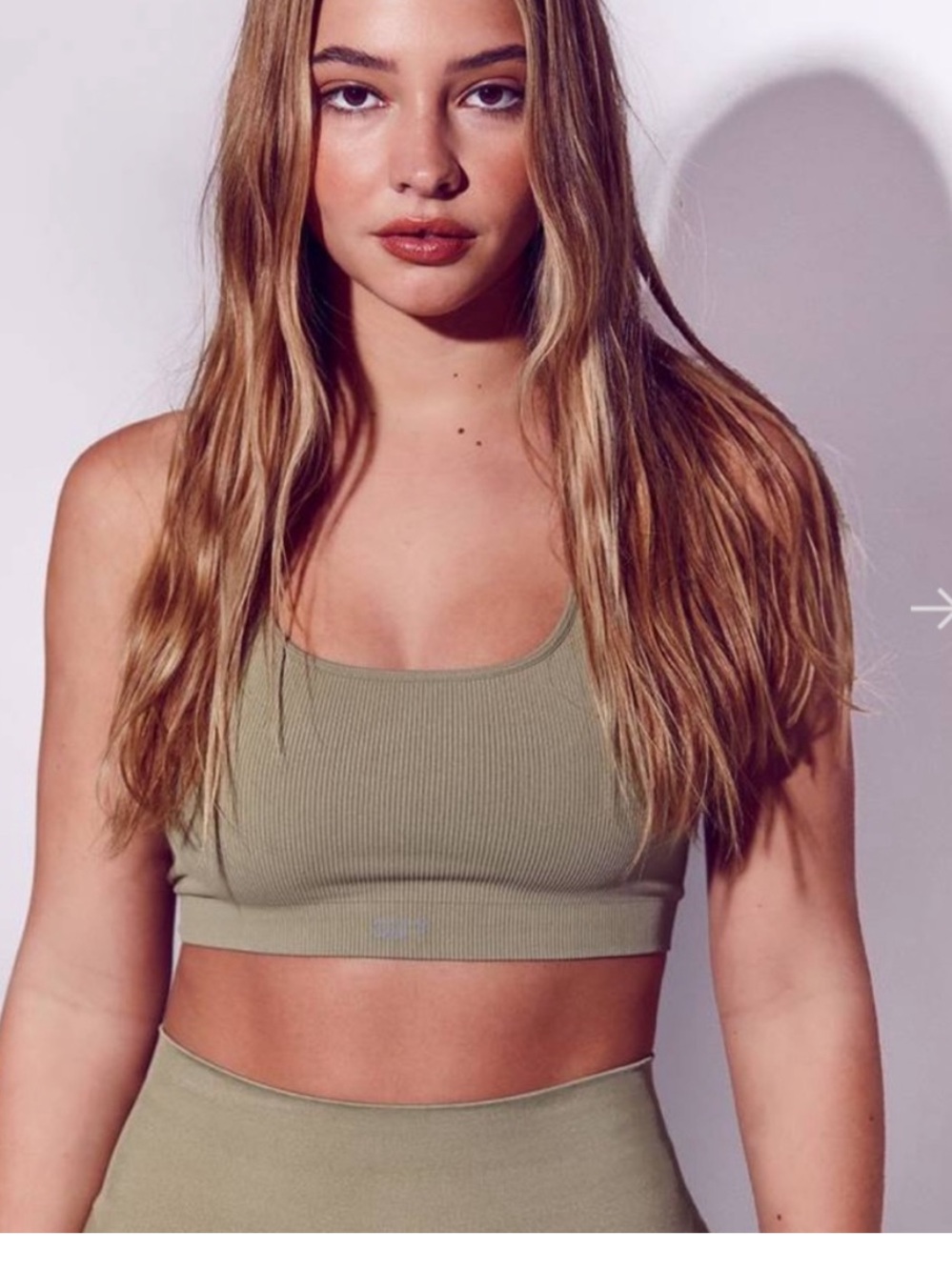 Set Active Sculptflex Green Sports Bra and Leggings Set - Picture 9 of 9